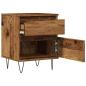 Preview: Nachttisch Altholz-Optik 40x35x50 cm Holzwerkstoff