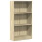 Preview: B?cherregal Sonoma-Eiche 60x24x109 cm Holzwerkstoff