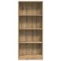 Preview: Bücherregal Artisan-Eiche 60x24x143 cm Holzwerkstoff