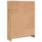 Preview: Bücherregal Artisan-Eiche 80x24x109 cm Holzwerkstoff