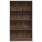 Preview: Bücherregal Braun Eichen-Optik 80x24x143 cm Holzwerkstoff