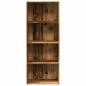 Preview: B?cherregal Altholz-Optik 60x30x152 cm Holzwerkstoff