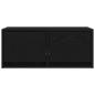 Preview: TV-Schrank Schwarz Eichen-Optik 60x31x25,5 cm Holzwerkstoff