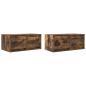 Preview: TV-Schränke 2 Stk. Räuchereiche 60x31x25,5 cm Holzwerkstoff