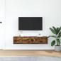 Preview: TV-Schränke 2 Stk. Räuchereiche 60x31x25,5 cm Holzwerkstoff