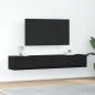 Preview: ARDEBO.de - TV-Schränke 2 Stk. Schwarz Eichen-Optik 80x31x25,5 cm