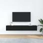 Preview: TV-Schränke 2 Stk. Schwarz Eichen-Optik 80x31x25,5 cm
