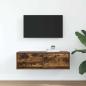 Preview: TV-Schrank Räuchereiche 80x31x25,5 cm Holzwerkstoff