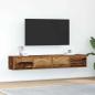 Preview: ARDEBO.de - TV-Schränke 2 Stk. Altholz-Optik 80x31x25,5 cm Holzwerkstoff