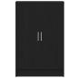 Preview: Schuhschrank 60 x 35 x 92 cm Holzwerkstoff Schwarz Eichen-Optik