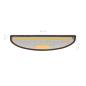 Preview: Stufenmatten 15 Stk. 56x17x3 cm Kaffeebraun Halbrund
