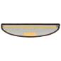 Preview: Stufenmatten 15 Stk. 56x17x3 cm Kaffeebraun Halbrund