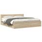Preview: Bettrahmen mit Schubladen Sonoma 193 x 203 cm Holzwerkstoff