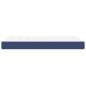 Preview: Taschenfederkernmatratze Mittel Blau 100x200x20 cm Stoff