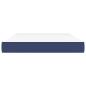 Preview: Taschenfederkernmatratze Mittel Blau 140x190x20 cm Stoff