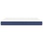 Preview: Taschenfederkernmatratze Mittel Blau 140x190x20 cm Stoff