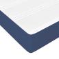 Preview: Taschenfederkernmatratze Mittel Blau 140x190x20 cm Stoff