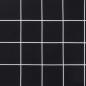 Preview: Gartenbank-Auflage Schwarz Karomuster 110x50x7 cm Stoff