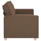 Preview: 2-Sitzer Sofa Braun 180x78x84 cm Stoff