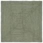 Preview: ARDEBO.de - Bereichsteppich Olivgrün 120 x 120 cm Jute