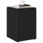 Preview: Beistelltisch Schwarz 35 x 35 x 50 cm Poly-Rattan