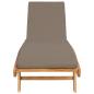 Preview: Sonnenliege Polyester Braun und Taupe