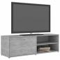 Preview: TV-Schrank Betongrau 120x34x37 cm Holzwerkstoff