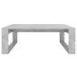 Preview: Couchtisch Betongrau 100x100x35 cm Holzwerkstoff