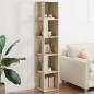 Preview: ARDEBO.de - Eckregal Sonoma-Eiche 33x33x164,5 cm Holzwerkstoff