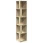 Preview: Eckregal Sonoma-Eiche 33x33x164,5 cm Holzwerkstoff