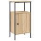 Preview: Nachttische 2 Stk. Sonoma-Eiche 41x31x80 cm Holzwerkstoff