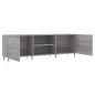 Preview: TV-Schrank Grau Sonoma 150x30x50 cm Holzwerkstoff