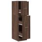 Preview: Apothekerschrank Braun Eichen-Optik 30x41x118 cm Holzwerkstoff