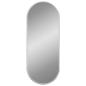 Preview: Wandspiegel Silbern 50x20 cm Oval