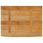 Preview: Tischplatte mit Baumkante 80x60x3,8 cm Massivholz Mango