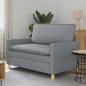 Preview: ARDEBO.de - Sofa Hellgrau 126 x 81 x 87,5 cm