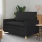 Preview: ARDEBO.de - Sofa Schwarz 126 x 81 x 87,5 cm