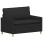 Preview: Sofa Schwarz 126 x 81 x 87,5 cm