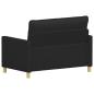 Preview: Sofa Schwarz 126 x 81 x 87,5 cm