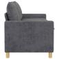 Preview: Sofa Dunkelgrau 156 x 81 x 87,5 cm Polyester