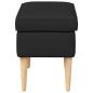 Preview: Hocker Schwarz 55 x 35 x 41 cm