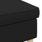 Preview: Hocker Schwarz 55 x 35 x 41 cm