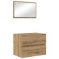 Preview: Badezimmermöbel-Set 2 Stk. Artisan-Eiche 57 x 37 x 45 cm