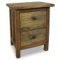 Preview: Nachttisch Massives Mahagoniholz 40x30x51 cm