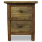 Preview: Nachttisch Massives Mahagoniholz 40x30x51 cm