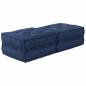 Preview: ARDEBO.de - Modulare Sofagarnitur 2 pcs Indigo 140 x 70 x 36 cm Stoff