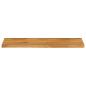 Preview: Tischplatte mit Baumkante 110x30x3,8 cm Massivholz Mango