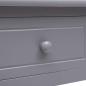 Preview: Schreibtisch Grau 110×45×76 cm Holz
