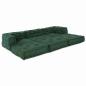 Preview: Modulare Sofagarnitur 3 pcs Grün Stoff