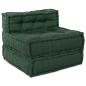 Preview: Modulare Sofagarnitur 3 pcs Grün Stoff